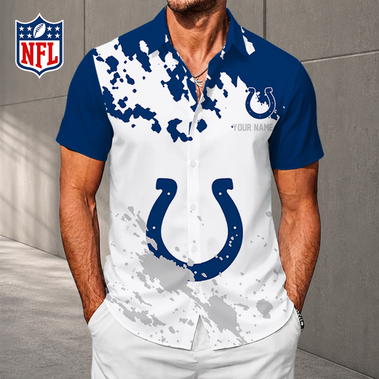 LIMITED EDITION - NEW CUSTOMIZED NFL17 IDC INDIANAPOLIS COLTS UNISEX HAWAIIAN SHIRT