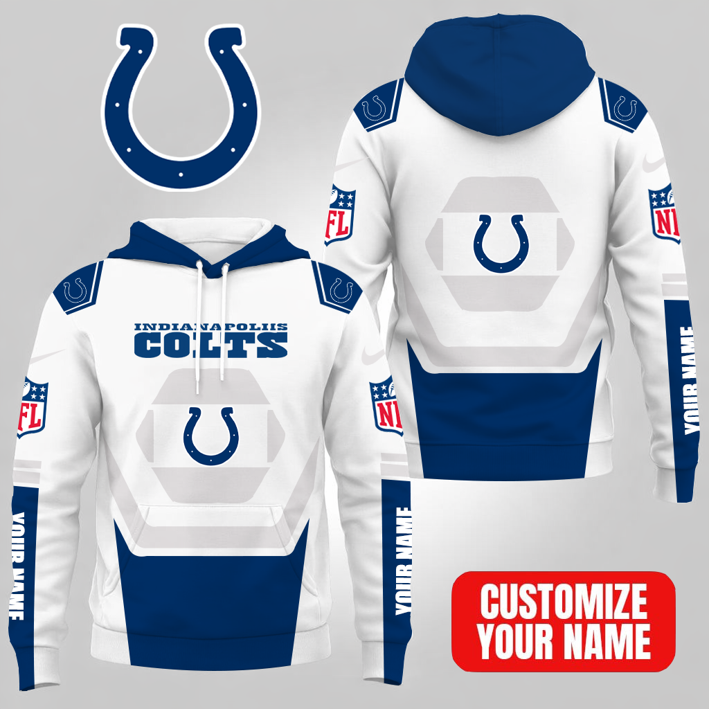 LIMITED EDITION - NEW CUSTOMIZED NFL17 IDC INDIANAPOLIS COLTS UNISEX T-SHIRT, POLO, HOODIE & JACKETS