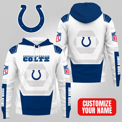 LIMITED EDITION - NEW CUSTOMIZED NFL17 IDC INDIANAPOLIS COLTS UNISEX T-SHIRT, POLO, HOODIE & JACKETS