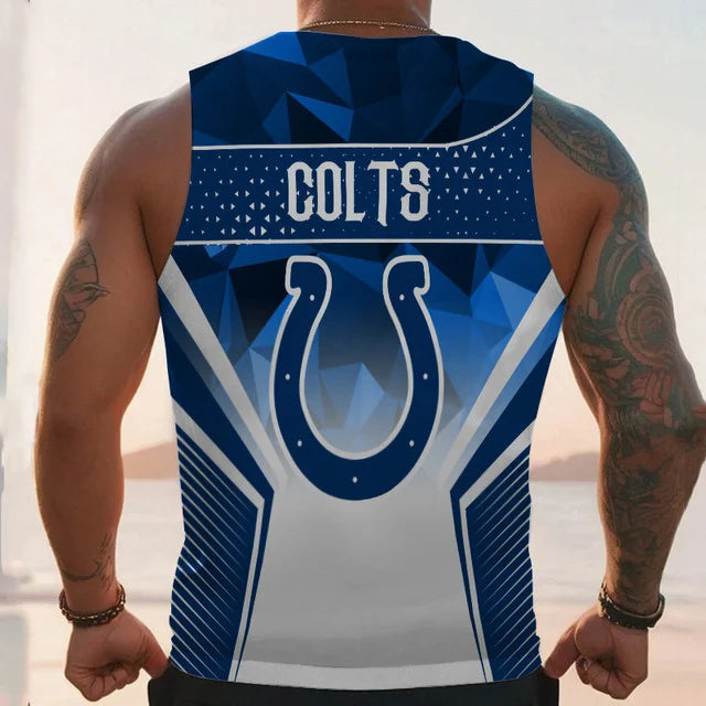 LIMITED EDITION - NEW CUSTOMIZED NFL17 ID COLTS UNISEX TANK TOP
