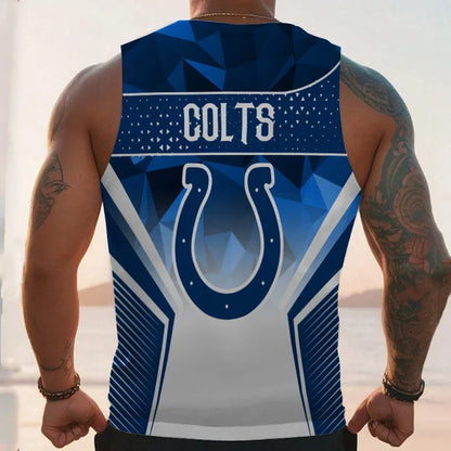 LIMITED EDITION - NEW CUSTOMIZED NFL17 ID COLTS UNISEX TANK TOP