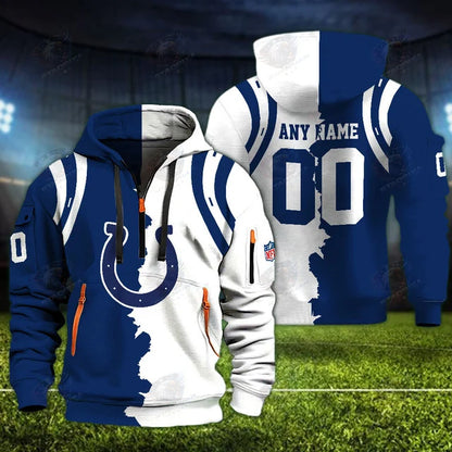 [SPECIAL OFFER] NEW CUSTOMIZED NFL17 IDC INDIANAPOLIS COLTS AIR JORDAN LOW SHOES