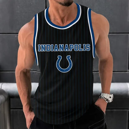 [SPECIAL OFFER] NEW CUSTOMIZED NFL17 IDC INDIANAPOLIS COLTS UNISEX TANK TOP