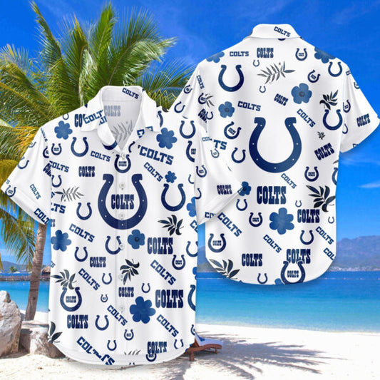LIMITED EDITION - NEW CUSTOMIZED NFL17 IDC INDIANAPOLIS COLTS UNISEX HAWAIIAN SHIRT