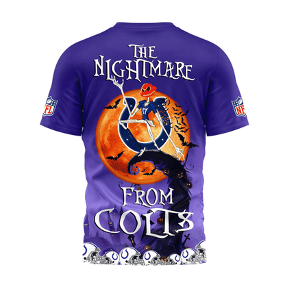 [SPECIAL OFFER] NEW CUSTOMIZED NFL17 IDC INDIANAPOLIS COLTS HALLOWEEN THE NIGHTMARE APPAREL
