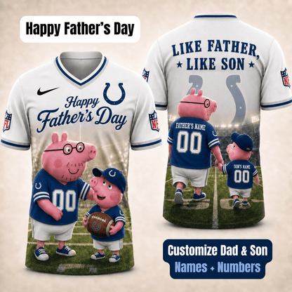 [FATHER'S DAY] NEW CUSTOMIZED NFL17 IDC INDIANAPOLIS COLTS FOOTBALL JERSEY