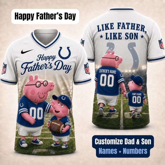 [FATHER'S DAY] NEW CUSTOMIZED NFL17 IDC INDIANAPOLIS COLTS FOOTBALL JERSEY