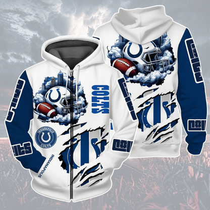 LIMITED EDITION - NEW CUSTOMIZED NFL17 IDC INDIANAPOLIS COLTS UNISEX T-SHIRT, POLO, HOODIE & JACKETS