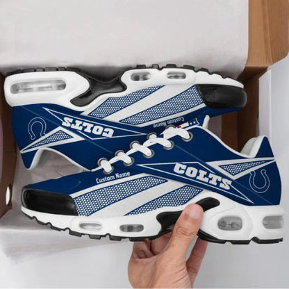 LIMITED EDITION - NEW CUSTOMIZED NFL17 IDC INDIANAPOLIS COLTS AIR MAX PLUS SNEAKERS