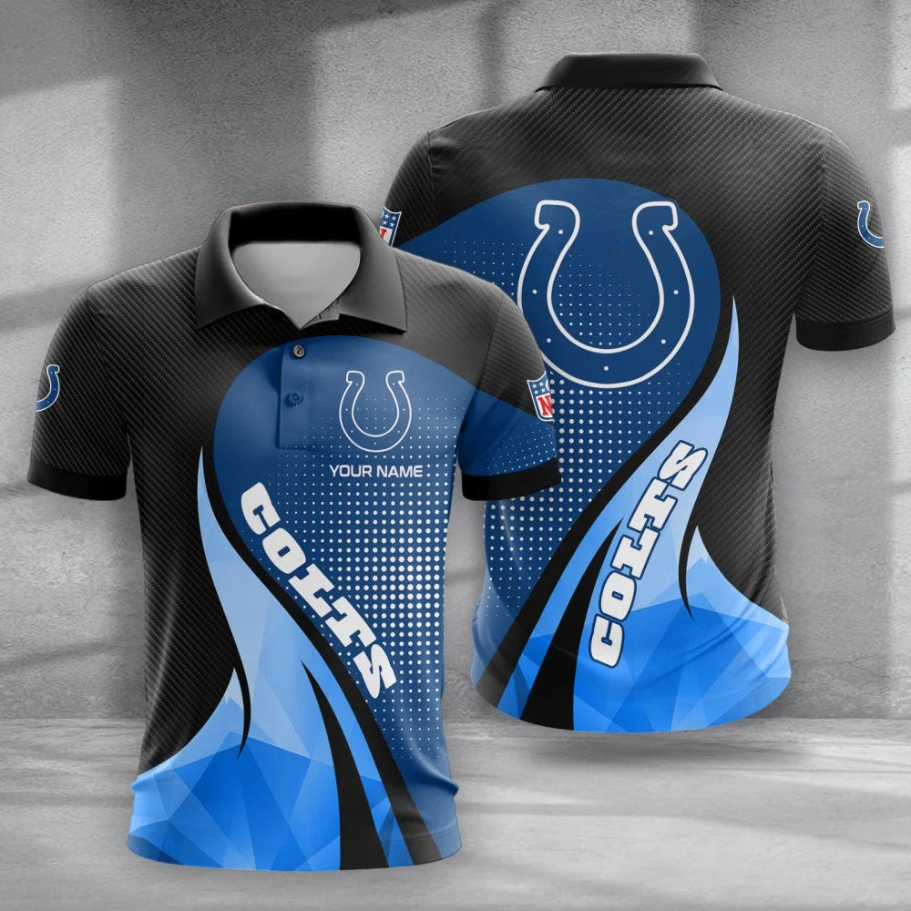 LIMITED EDITION - NEW CUSTOMIZED NFL17 IDC INDIANAPOLIS COLTS POLO, T-SHIRT & SHORT PANTS SET