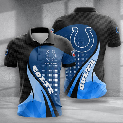 LIMITED EDITION - NEW CUSTOMIZED NFL17 IDC INDIANAPOLIS COLTS POLO, T-SHIRT & SHORT PANTS SET
