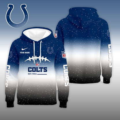LIMITED EDITION - NEW CUSTOMIZED NFL17 IDC INDIANAPOLIS COLTS UNISEX T-SHIRT, POLO, HOODIE & JACKETS