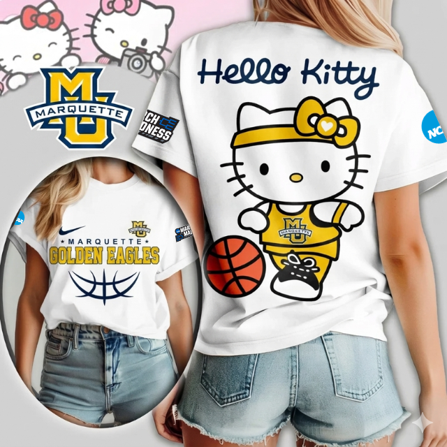 LIMITED EDITION - NEW CUSTOMIZED MAM NCAA17 MGE MA GOLDEN EAGLES HELLO KITTY T-SHIRT, SWEATSHIRT, HOODIE & ZIP HOODIE