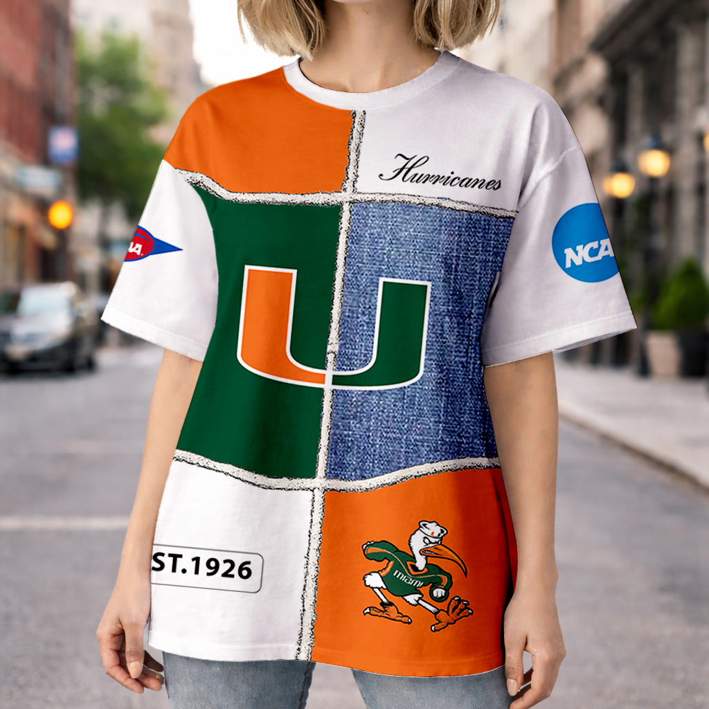 VIRAL EDITION - NEW CUSTOMIZED NCAA FBS17 MIH MI HURRICANES HOODIE, T-SHIRTS, ZIP HOODIE, SWEATSHIRTS & POLO SHIRT