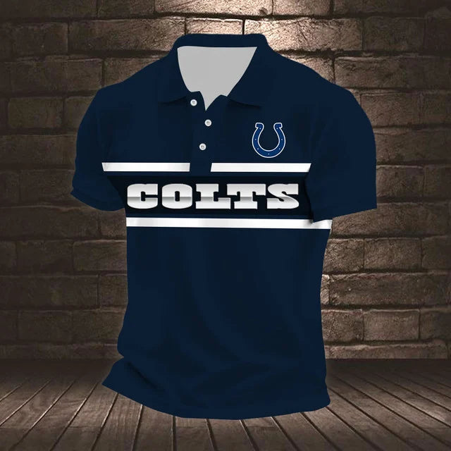 ELITE EDITION - NEW CUSTOMIZED NFL17 IDC INDIANAPOLIS COLTS POLO SHIRT, ZIP POLO SHIRT & T-SHIRTS