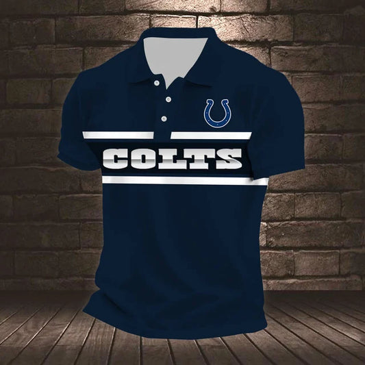 ELITE EDITION - NEW CUSTOMIZED NFL17 IDC INDIANAPOLIS COLTS POLO SHIRT, ZIP POLO SHIRT & T-SHIRTS