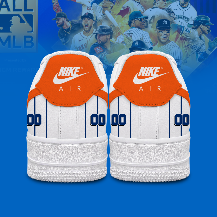 [FLASH SALE] NEW CUSTOMIZED MLB17 NYM NEW YORK METS AF1 SHOES