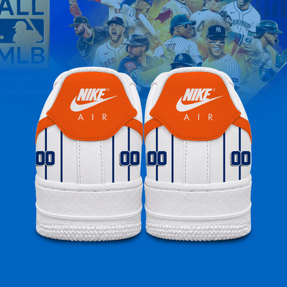 [FLASH SALE] NEW CUSTOMIZED MLB17 NYM NEW YORK METS AF1 SHOES