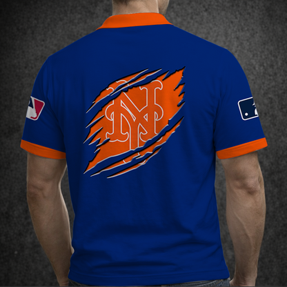 [FLASH SALE] NEW CUSTOMIZED MLB17 NYM NEW YORK METS POLO SHIRT