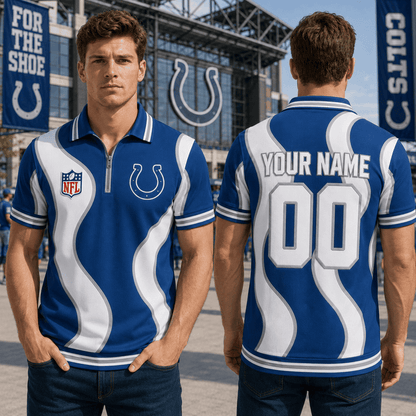 EXCLUSIVE EDITION - NEW CUSTOMIZED NFL17 IDC INDIANAPOLIS COLTS POLO SHIRT, ZIP POLO SHIRT, T-SHIRT, HOODIE, ZIP HOODIE & SWEATSHIRT