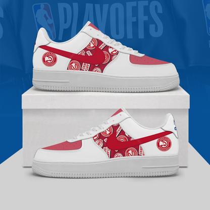 [HOT DEAL] NEW CUSTOMIZED NBA17 AHA ATLANTA HAWKS AF1 SHOES
