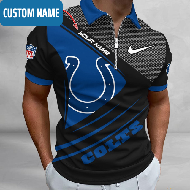 VIRAL EDITION - NEW CUSTOMIZED NFL17 IDC INDIANAPOLIS COLTS POLO SHIRT, ZIP POLO SHIRT & T-SHIRTS