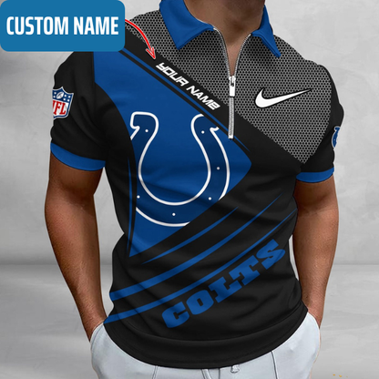 VIRAL EDITION - NEW CUSTOMIZED NFL17 IDC INDIANAPOLIS COLTS POLO SHIRT, ZIP POLO SHIRT & T-SHIRTS