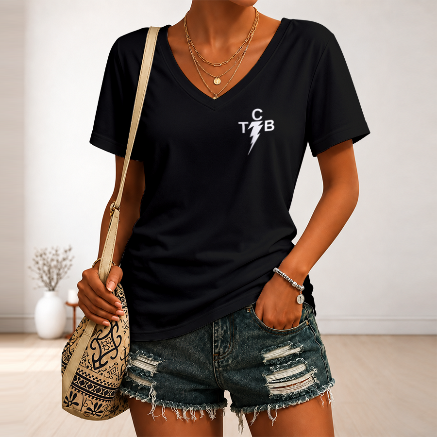 [FAN FAVORITE] NEW CUSTOMIZED ELVIS PRESLEY V-NECK FEMALE SHIRT