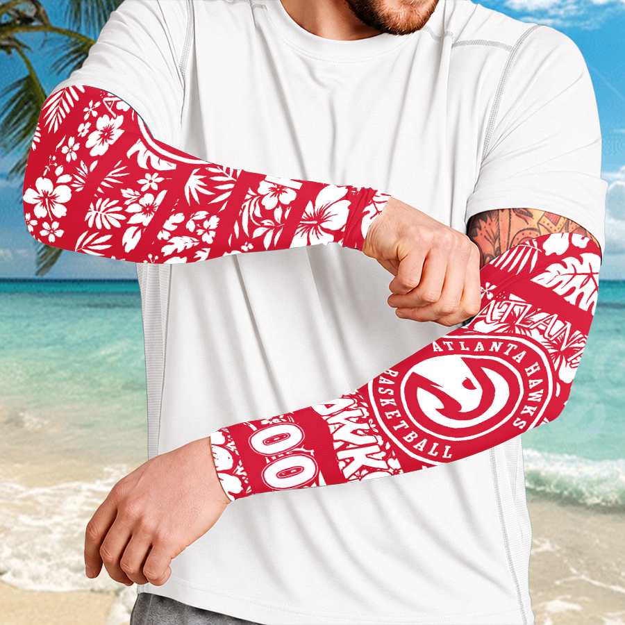 [HOT DEAL] NEW CUSTOMIZED NBA17 AHA ATLANTA HAWKS SUN ARM SLEEVES