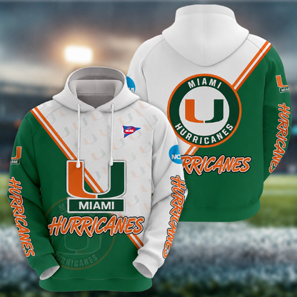 ELITE EDITION - NEW CUSTOMIZED NCAA FBS17 MIH MIAMI HURRICANES HOODIE, ZIP HOODIE, T-SHIRT, POLO SHIRT, ZIP POLO SHIRT & SWEATSHIRT
