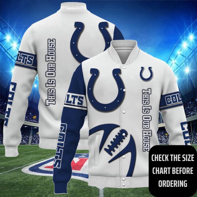 ELITE EDITION - NEW CUSTOMIZED NFL17 IDC INDIANAPOLIS COLTS SATIN VARSITY & BASEBALL JACKET