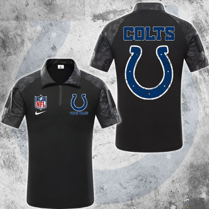 ELITE EDITION - NEW CUSTOMIZED NFL17 IDC INDIANAPOLIS COLTS POLO SHIRT, ZIP POLO SHIRT & T-SHIRTS