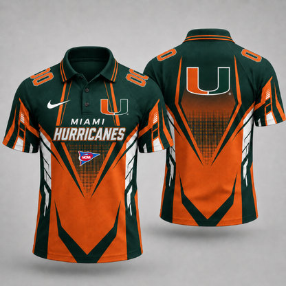 SPECIAL EDITION - NEW CUSTOMIZED NCAA FBS17 MIH MIAMI HURRICANES POLO SHIRT, ZIP POLO SHIRT, HOODIE, ZIP HOODIE, T-SHIRT & SWEATSHIRT