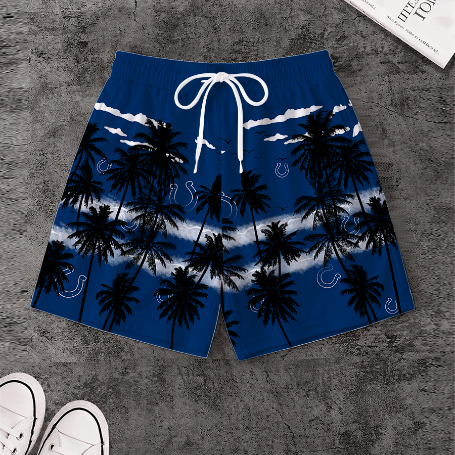 LIMITED EDITION - NEW CUSTOMIZED NFL17 IDC INDIANAPOLIS COLTS SHORT PANTS