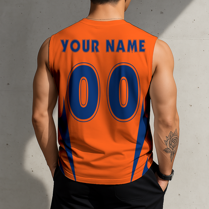 LIMITED EDITION - NEW CUSTOMIZED MLB17 NYM NEW YORK METS MEN'S GYM SHIRT