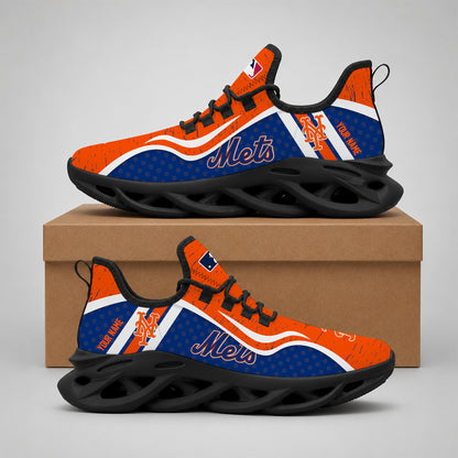ELITE EDITION - NEW CUSTOMIZED MLB17 NYM NEW YORK METS MAX SOUL SHOES