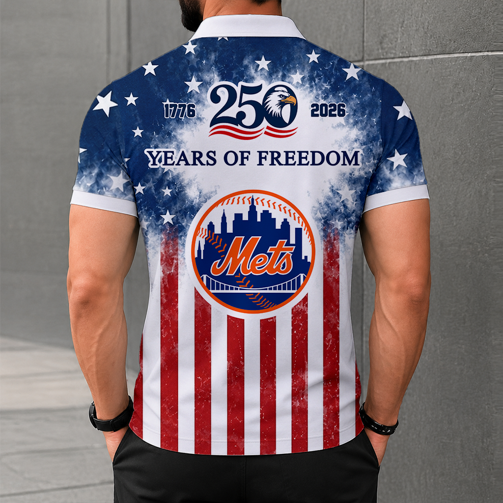 LIMITED EDITION - NEW CUSTOMIZED MLB17 NYM NEW YORK METS POLO SHIRT, ZIP POLO SHIRT & T-SHIRTS