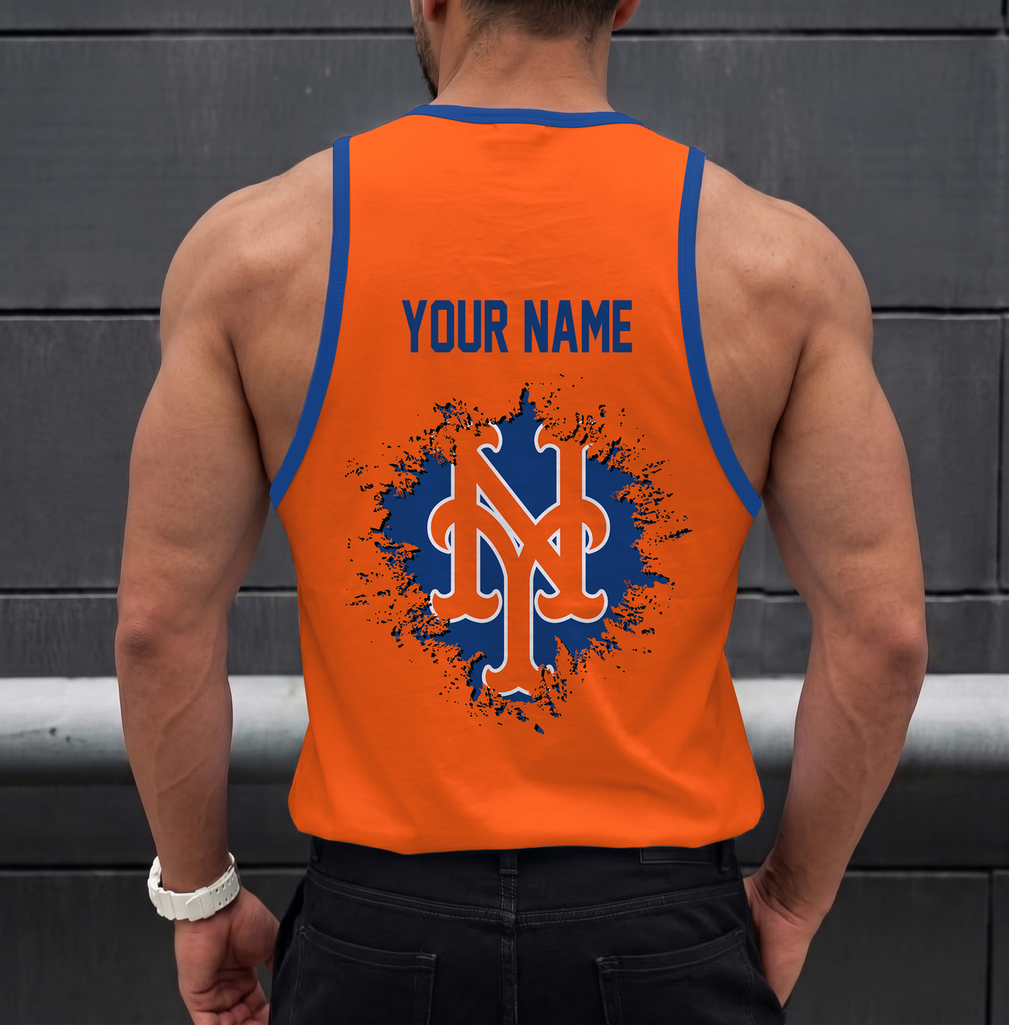 VIRAL EDITION - NEW CUSTOMIZED MLB17 NEW YORK METS UNISEX TANK TOP