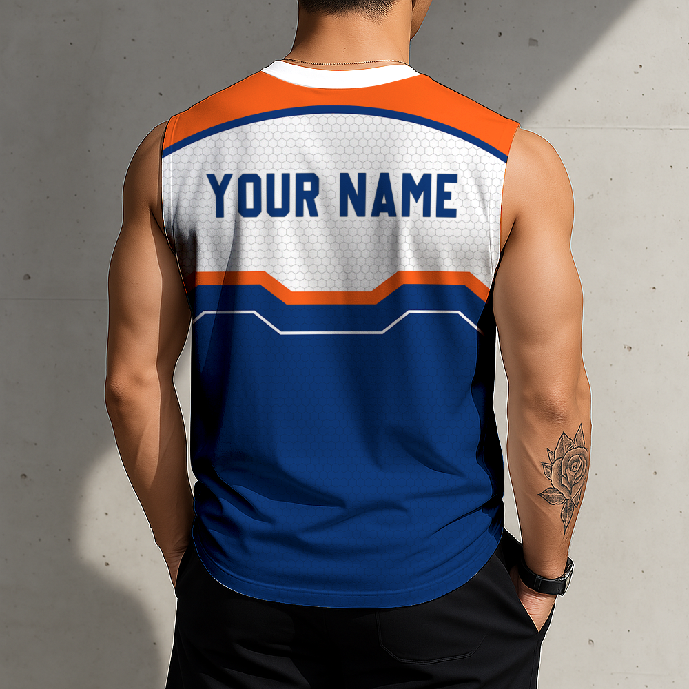 LIMITED EDITION - NEW CUSTOMIZED MLB17 NYM NEW YORK METS MEN'S GYM SHIRT
