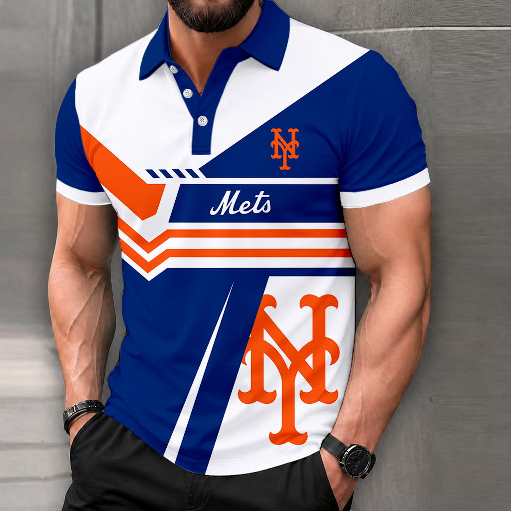 LIMITED EDITION - NEW CUSTOMIZED MLB17 NYM NEW YORK METS POLO SHIRT, ZIP POLO SHIRT & T-SHIRTS