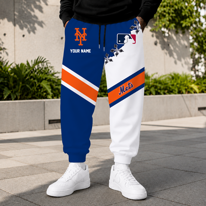LIMITED EDITION - NEW CUSTOMIZED MLB17 NYM NEW YORK METS SWEATPANTS