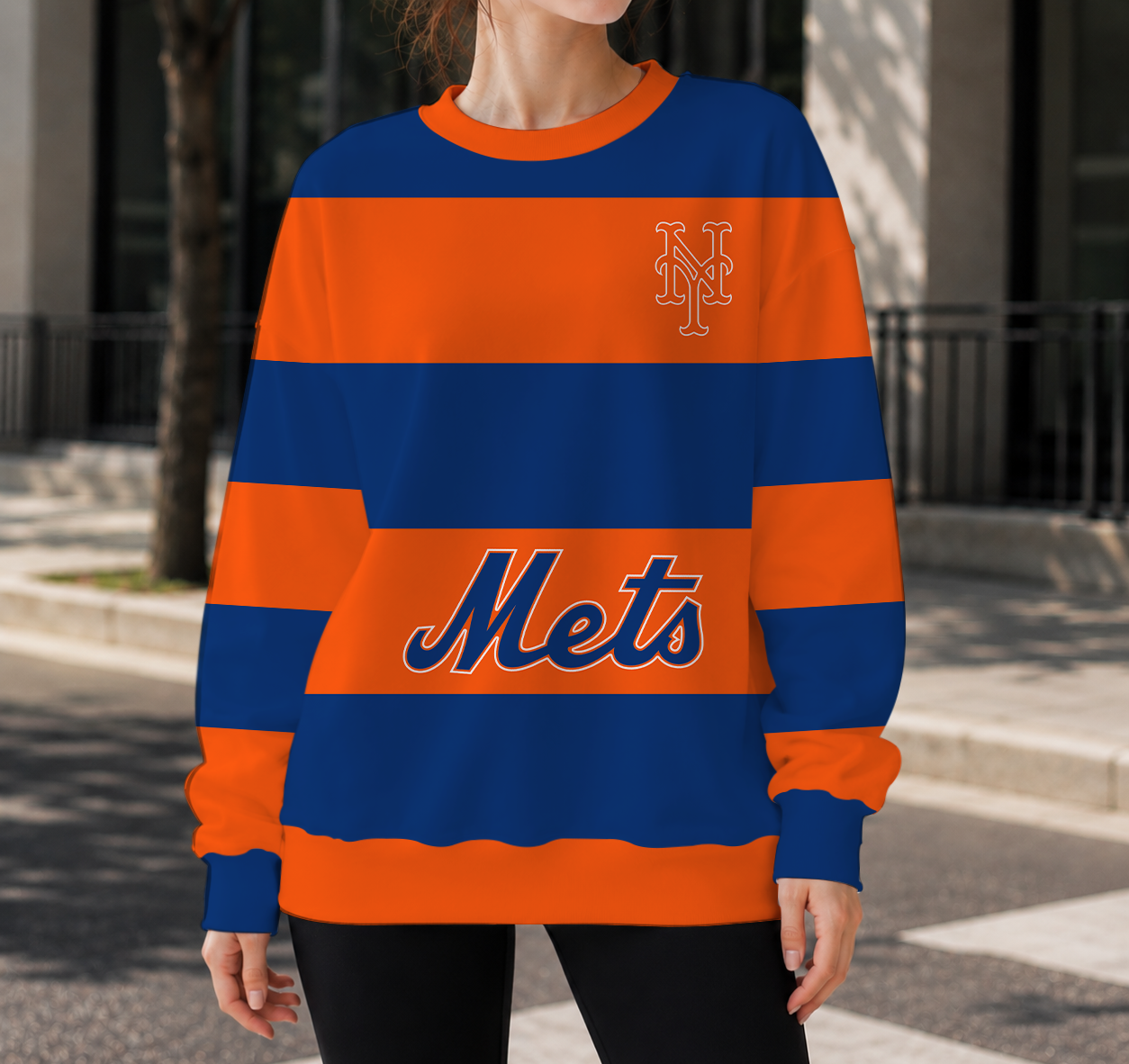 LIMITED EDITION - NEW CUSTOMIZED MLB17 NYM NEW YORK METS UNISEX SWEATSHIRT