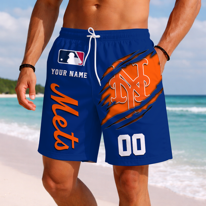 LIMITED EDITION - NEW PREMIUM MLB17 NYM NEW YORK METS SHORT PANTS
