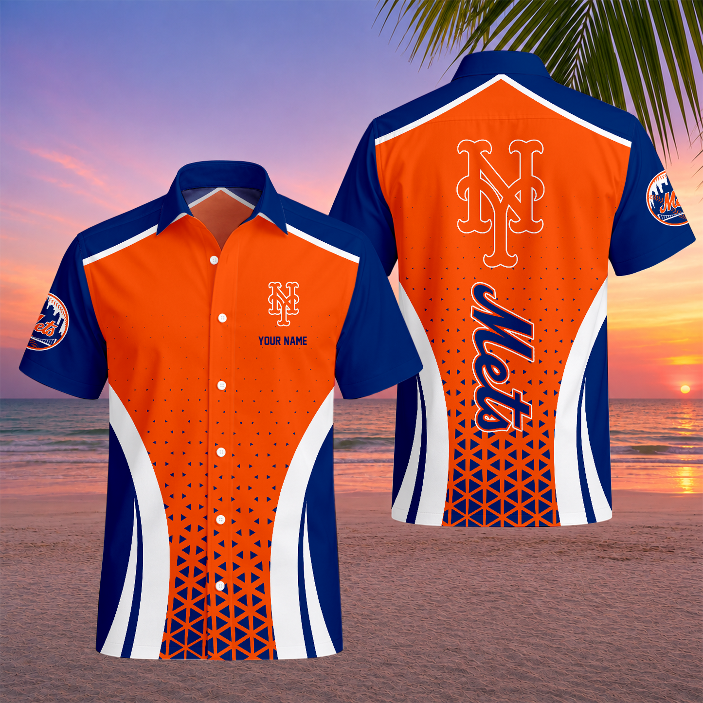 LIMITED EDITION - NEW CUSTOMIZED MLB17 NYM NEW YORK METS UNISEX HAWAIIAN SHIRT