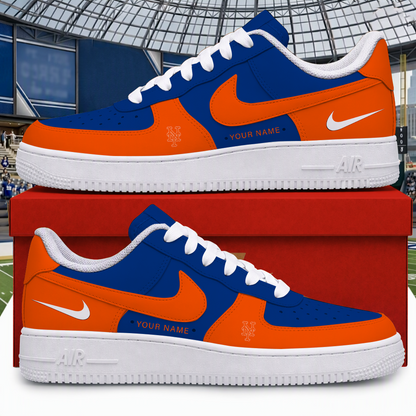 [FLASH SALE] NEW CUSTOMIZED MLB17 NYM NEW YORK METS AF1 SHOES