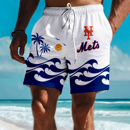 LIMITED EDITION - NEW PREMIUM MLB17 NYM NEW YORK METS SHORT PANTS