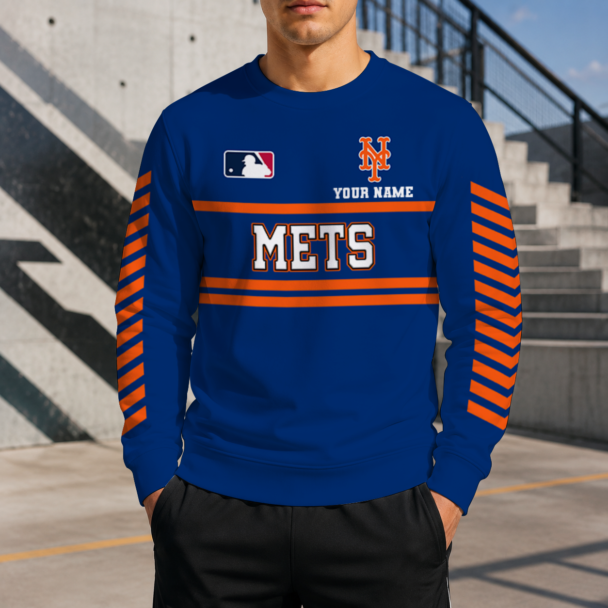 VIRAL EDITION - NEW CUSTOMIZED MLB17 NYM NEW YORK METS UNISEX SWEATSHIRT