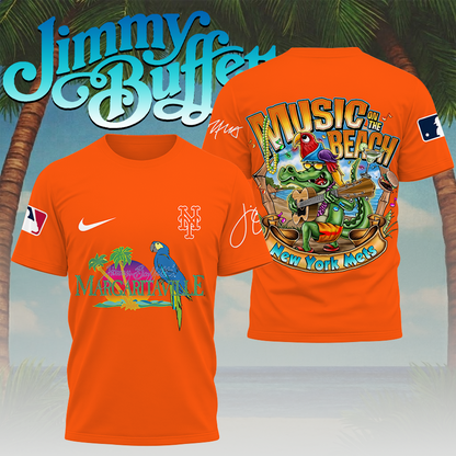 LIMITED EDITION - NEW CUSTOMIZED MLB17 NYM NEW YORK METS x JIMMY BUFFETT T-SHIRT, HOODIE, ZIP HOODIE