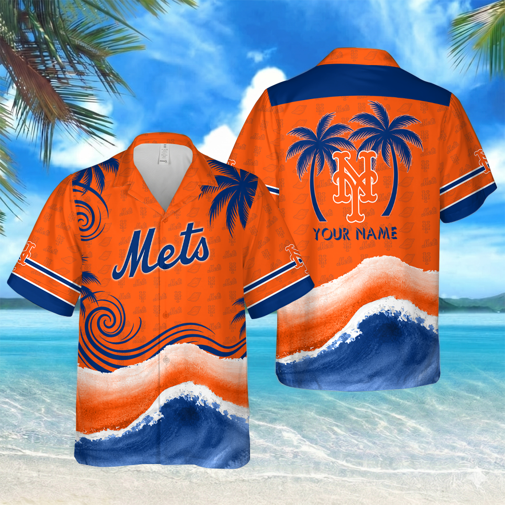 LIMITED EDITION - NEW CUSTOMIZED MLB17 NYM NEW YORK METS UNISEX HAWAIIAN SHIRT