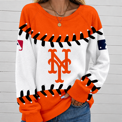 [FLASH SALE] NEW CUSTOMIZED MLB17 NYM NEW YORK METS UNISEX SWEATSHIRT